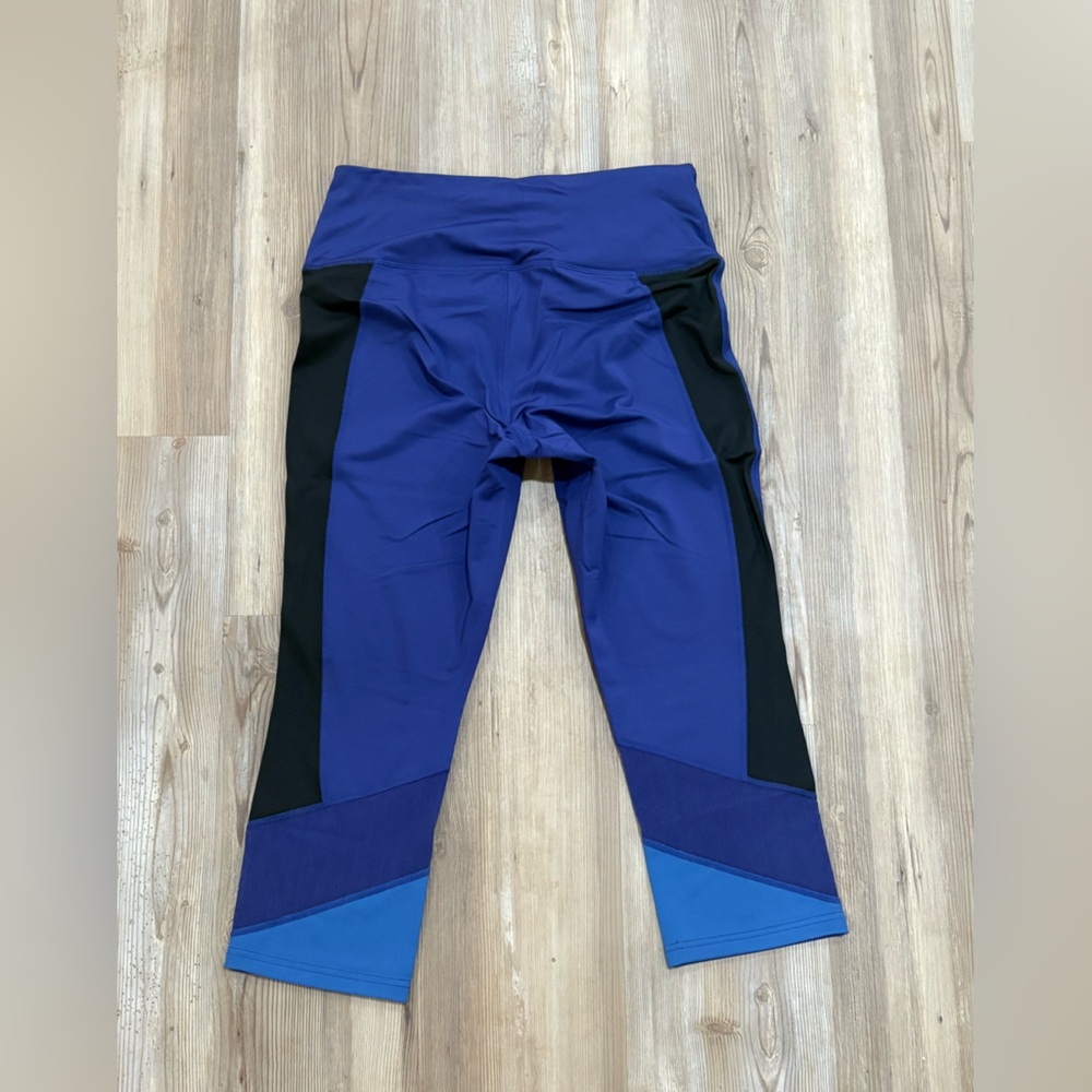 Ruby Ribbon Sport Ankle Leggings in Azure NWT Size L - Picture 2 of 5